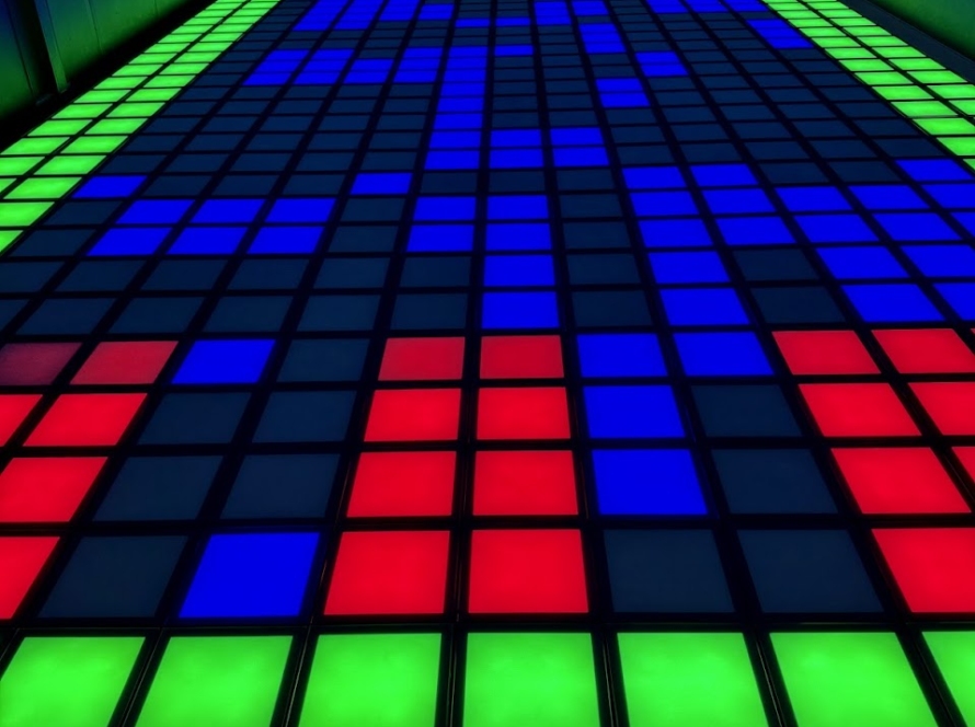 LED põrandamäng Minigolf Rios