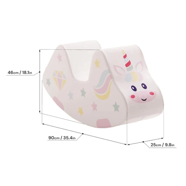 Pehme pealeistutav auto kiikumiseks IGLU, Unicorn
