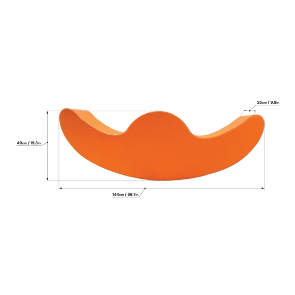 Pehme topeltkiik Buddy IGLU, oranž