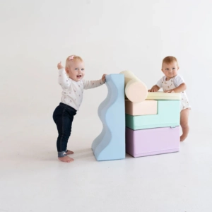 Pehmed mänguklotsid IGLU Explorer -pastelne