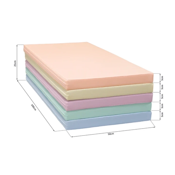 Pehme võimlemismatt 5tk (100x50x5cm) IGLU pastelne
