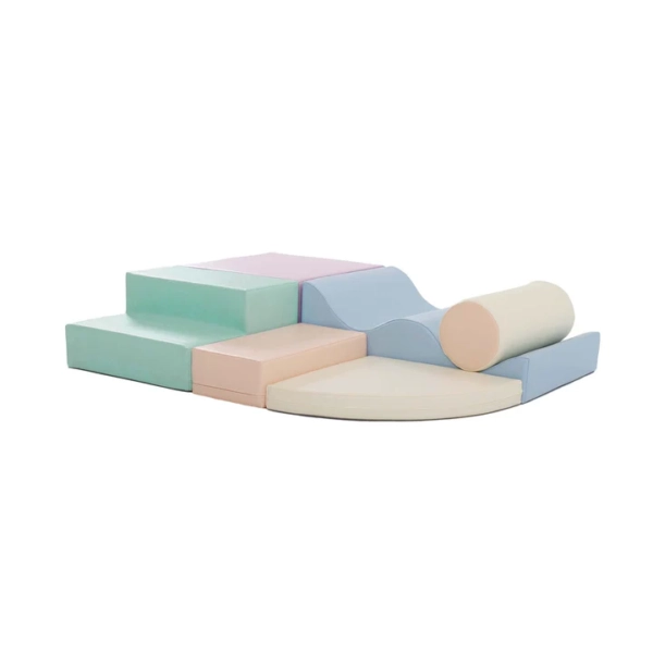 Pehmed mänguklotsid IGLU Explorer -pastelne - Image 8
