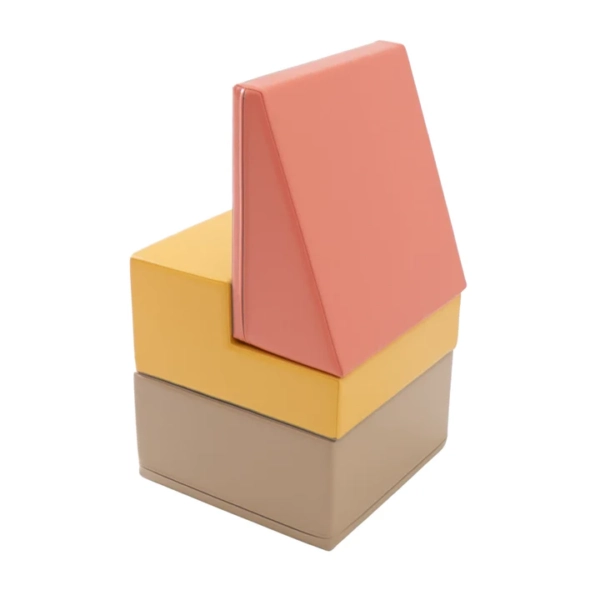 Pehmed mänguklotsid 3tk IGLU Mini Climbie – pastelne roosa