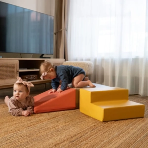 Pehmed mänguklotsid 3tk IGLU Mini Climbie – pastelne roosa