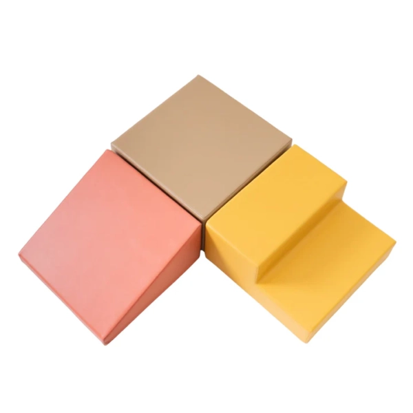 Pehmed mänguklotsid 3tk IGLU Mini Climbie – pastelne roosa