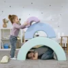 Montessori suured ja pehme mänguklotsid IGLU, Rainbow