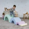 Montessori suured ja pehme mänguklotsid IGLU, Rainbow