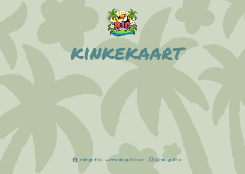 Minigolf Rio kinkekaart