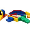 IGLU_SET_36X multicolor (1) Pehmete mänguklotside komplekt XL IGLU Party - värviline