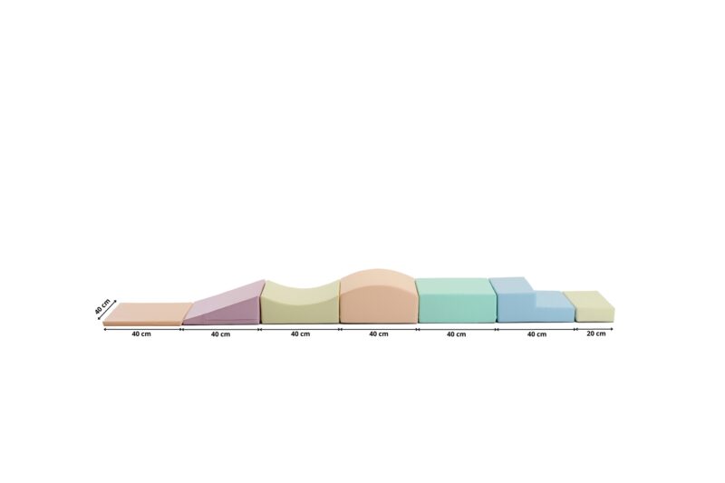 xr:d:DAFaLYGK-xI:18,j:46758952388,t:23021013 Pehmed mänguklotsid 7tk IGLU Little Crawler - pastelne