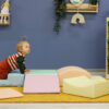 SET_7(S) (10) Pehmed mänguklotsid 7tk IGLU Little Crawler - pastelne