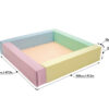 Ball pit_pastel_CM _IN (1) (1) Pallimeri (120x120x25cm) IGLU - pastelne