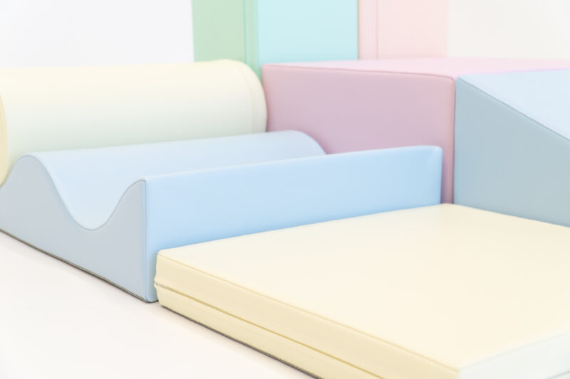 Pehmed mänguklotsid 7tk IGLU Discoverer - pastelne