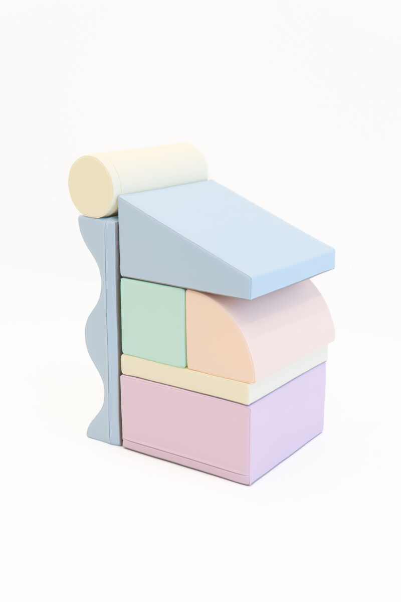 Pehmed mänguklotsid 7tk IGLU Discoverer - pastelne