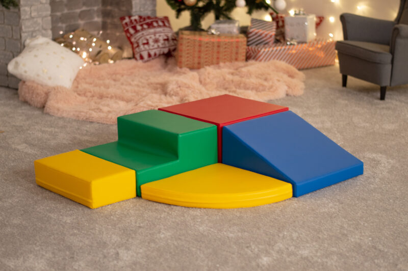 Pehmed mänguklotsid 5tk IGLU Corner Climber – värviline