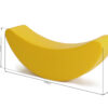 IGLU SOFT PLAY R_BANANA_1_CM Pehme kiik Banana IGLU (kollane)