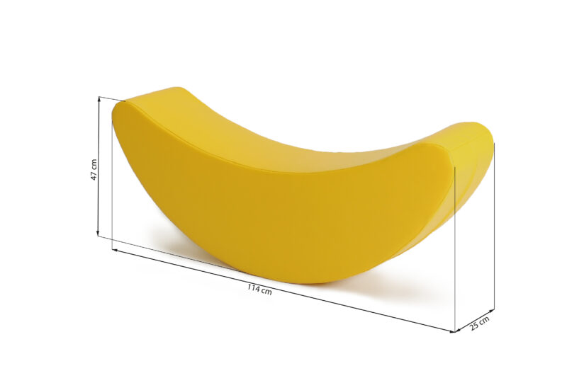 IGLU SOFT PLAY R_BANANA_1_CM Pehme kiik Banana IGLU (kollane)