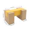 Izmers-09 Pehme Balance bridge IGLU – kollane