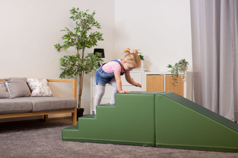 Pehmed mänguklotsid 2tk IGLU Mega Fun Slider - roheline