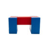 SET_03X (1) Pehme Balance bridge IGLU – sinine / punane