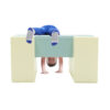 SET_03X_27_ar bērnu Pehme Balance bridge IGLU – kollane / sinine