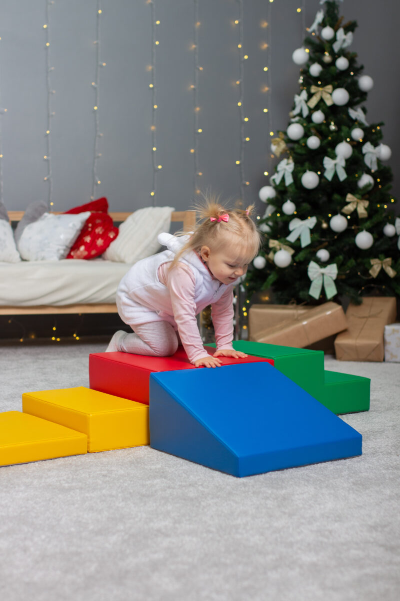 Pehmed mänguklotsid 5tk IGLU Corner Climber – värviline