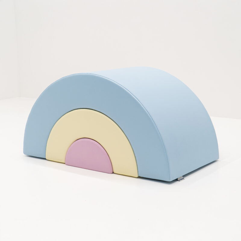 SET_Rainbow3_4 (2) Pehme Rainbow bridge IGLU – pastelne